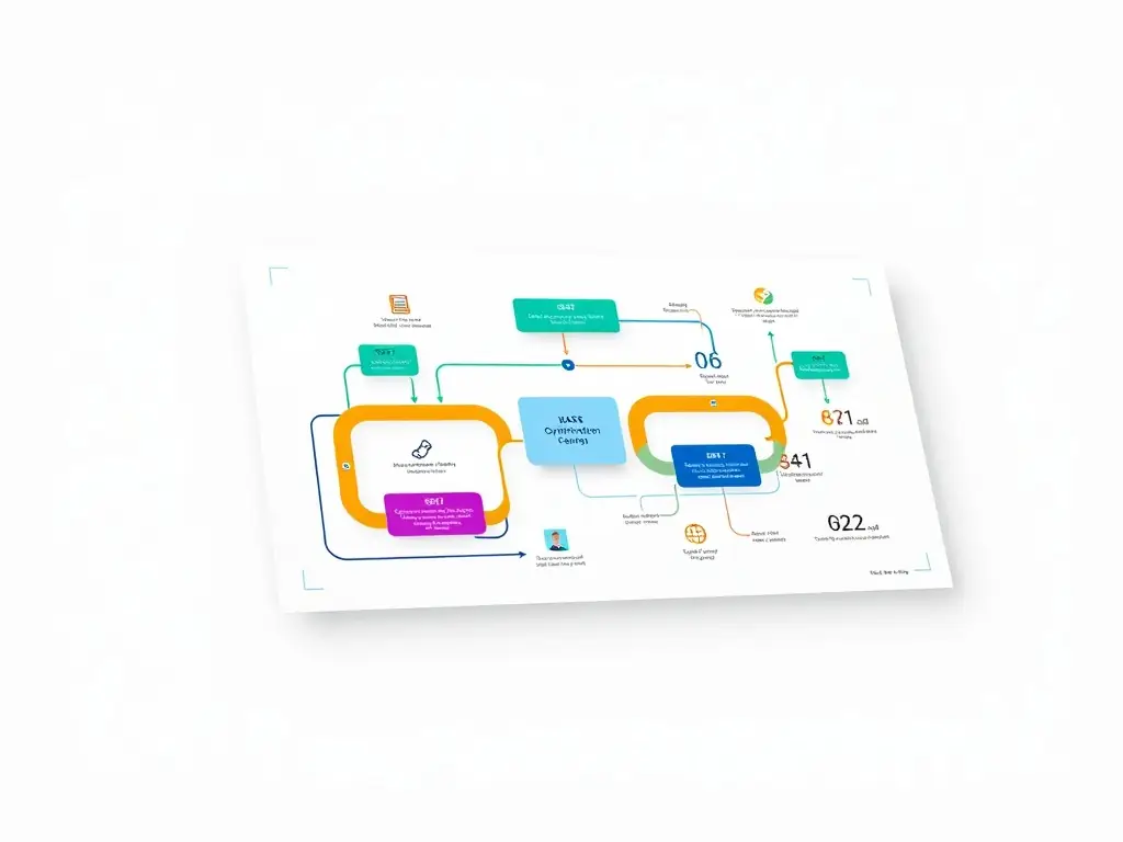 A streamlined process flowchart illustrating Insight Nexus's process optimization services.
