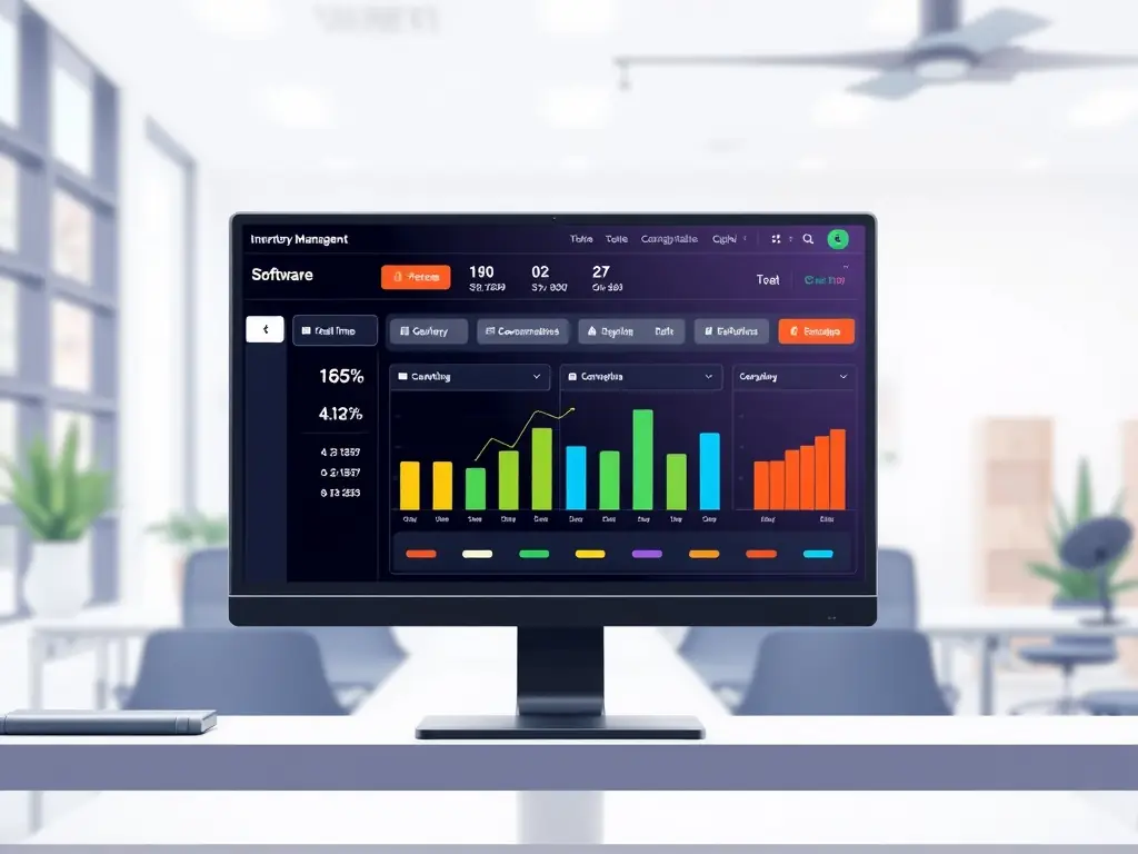 Screenshot of StoreWise's inventory management software interface showing real-time stock levels.